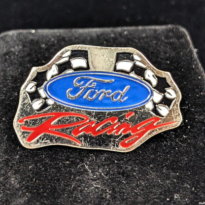 Vintage Ford Racing Enamel and Metallic Lapel Pin