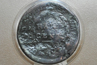 1809 Half Cent - Damaged - 1809 Capped Bust Half Cent - Affordable Coin, Low Price!