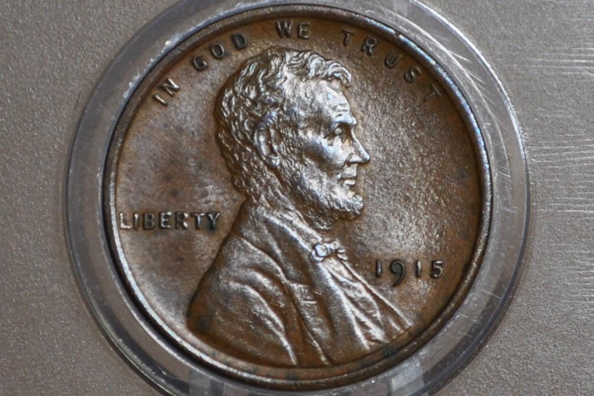 1915 Wheat Penny - Choose by Grade / Condition - Good Earlier Date - World War I Era Coin - 1915P Wheat Ear Cent - 1915-P Lincoln Cent