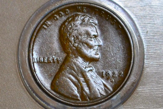 1922-D Wheat Penny - VG-F (Very Good to Fine) Grade / Condition - Denver Mint - 1922 D Wheat Ear Cent - 1922 D Penny Wheat Back - Key Date
