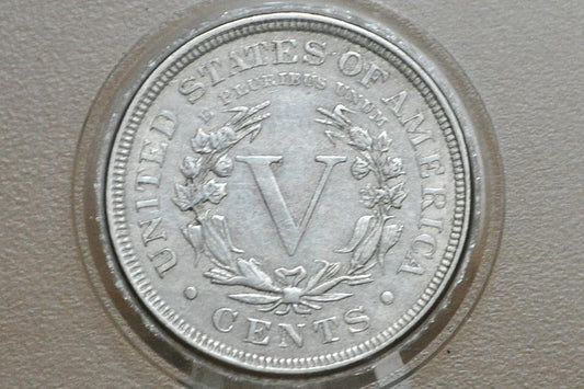 1888 Liberty Head Nickel - Choose by Grade - Key Date - 1888 V Nickel - Philadelphia Mint - 1888 Nickel - Rarer V Nickel Date