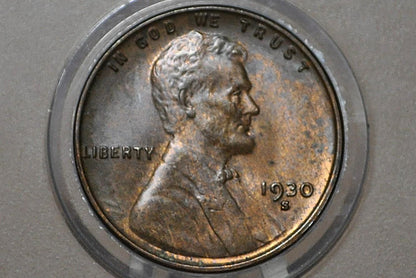 1930 P,D,S Wheat Pennies - All 3 Mints - Choose by Mint and Grade - 1930 Wheat Cents - 1930D Wheat Cent 1930S Penny - Great Depression Era