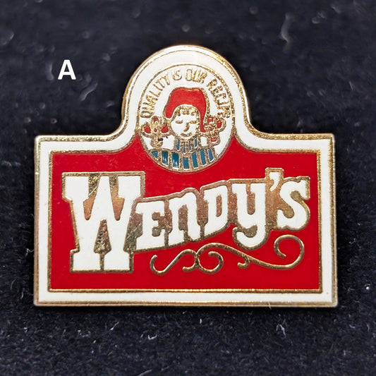 Choose Your Own! Vintage Wendy&#39;s Employee Pins - New Old Stock