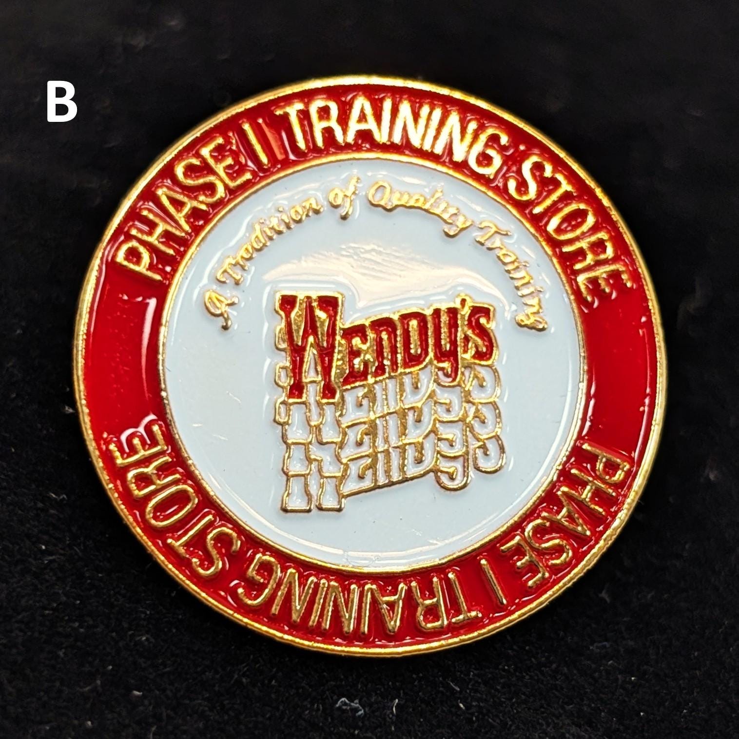Choose Your Own! Vintage Wendy&#39;s Employee Pins - New Old Stock