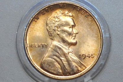 1945 P,D,S Wheat Pennies - Choose by Mint & Grade - 1945 S Wheat Ear 1945 D Wheat Back 1945 Penny - WWII Era Coin