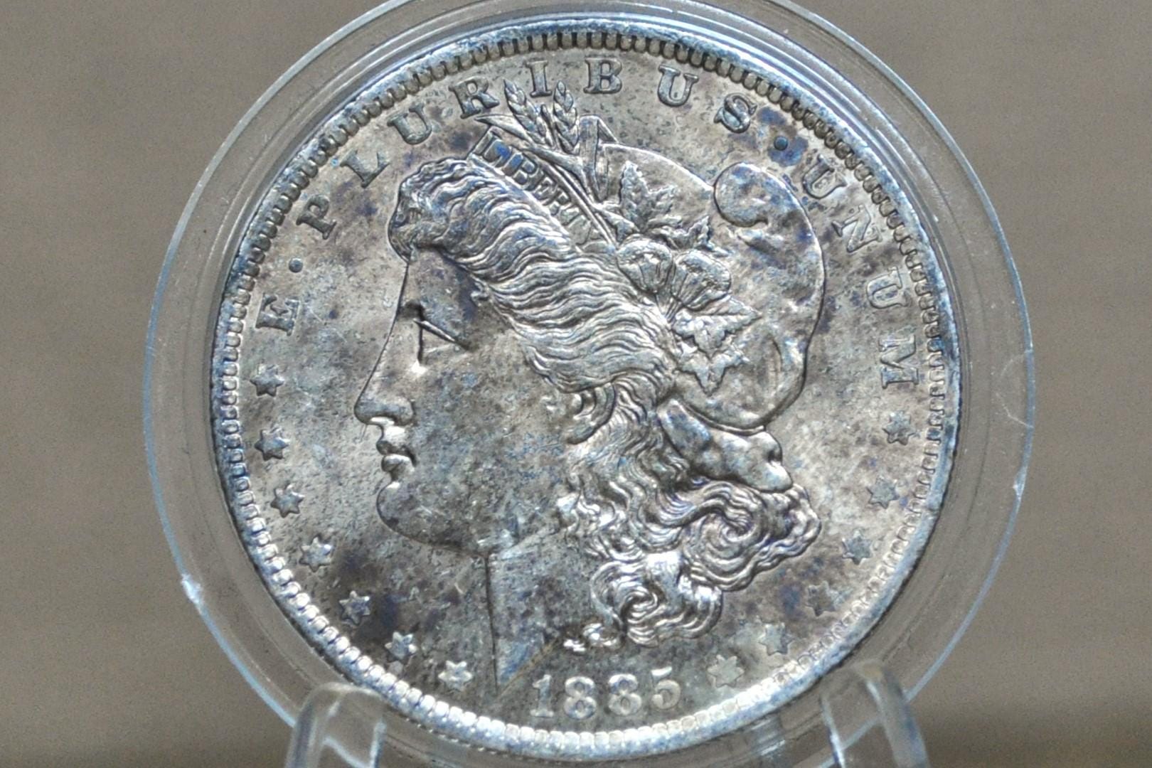 1885-O Morgan Silver Dollar - Choose by Grade, VF-MS63 (Choice Uncirculated) Beautiful Luster - New Orleans Mint - 1885 O Morgan Dollar