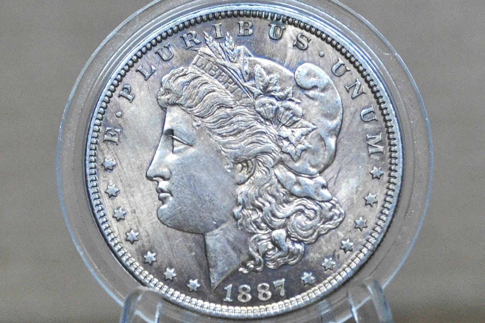 1887 Morgan Silver Dollar - Choose by Grade / Condition - New Orleans Mint - 1887P Morgan Dollar - 1887 Silver Dollar - High Grade