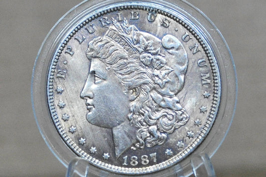 1887 Morgan Silver Dollar - Choose by Grade / Condition - New Orleans Mint - 1887P Morgan Dollar - 1887 Silver Dollar - High Grade
