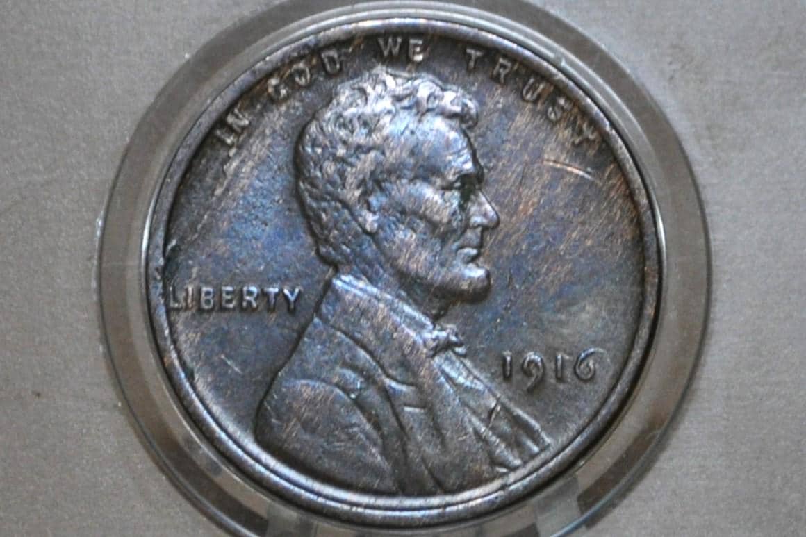 1916 Wheat Penny - Choose by Grade VG-XF (Very Good to Extremely Fine) - Philadelphia Mint - World War I Era Coin - 1916 wheat Ear Cent