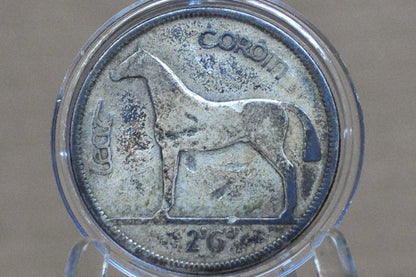 1933 Irish Silver Half Crown Coin - Great Detail - 1933 1/2 Crown Ireland UK - Scarce Coin!
