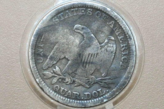 1856 Silver Quarter Dollar Counterstamped "O'Harra" - "O'Harra" Countermarked 1856 Silver Quarter Dollar Coin