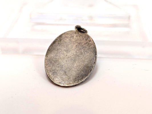 Love Token Style Sterling Initials "J.A.L." Charm - Ornate Scrollwork Carved Lettering - Beautiful Initial Pendent / Charm - Awesome Piece!