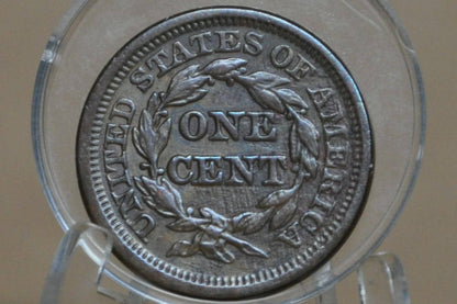 1848 Braided Hair Large Cent - Choose by Grade VG-VF - 1848 Coronet Cent - 1848 US Large Cent - Braided Hair 1839 to 1857