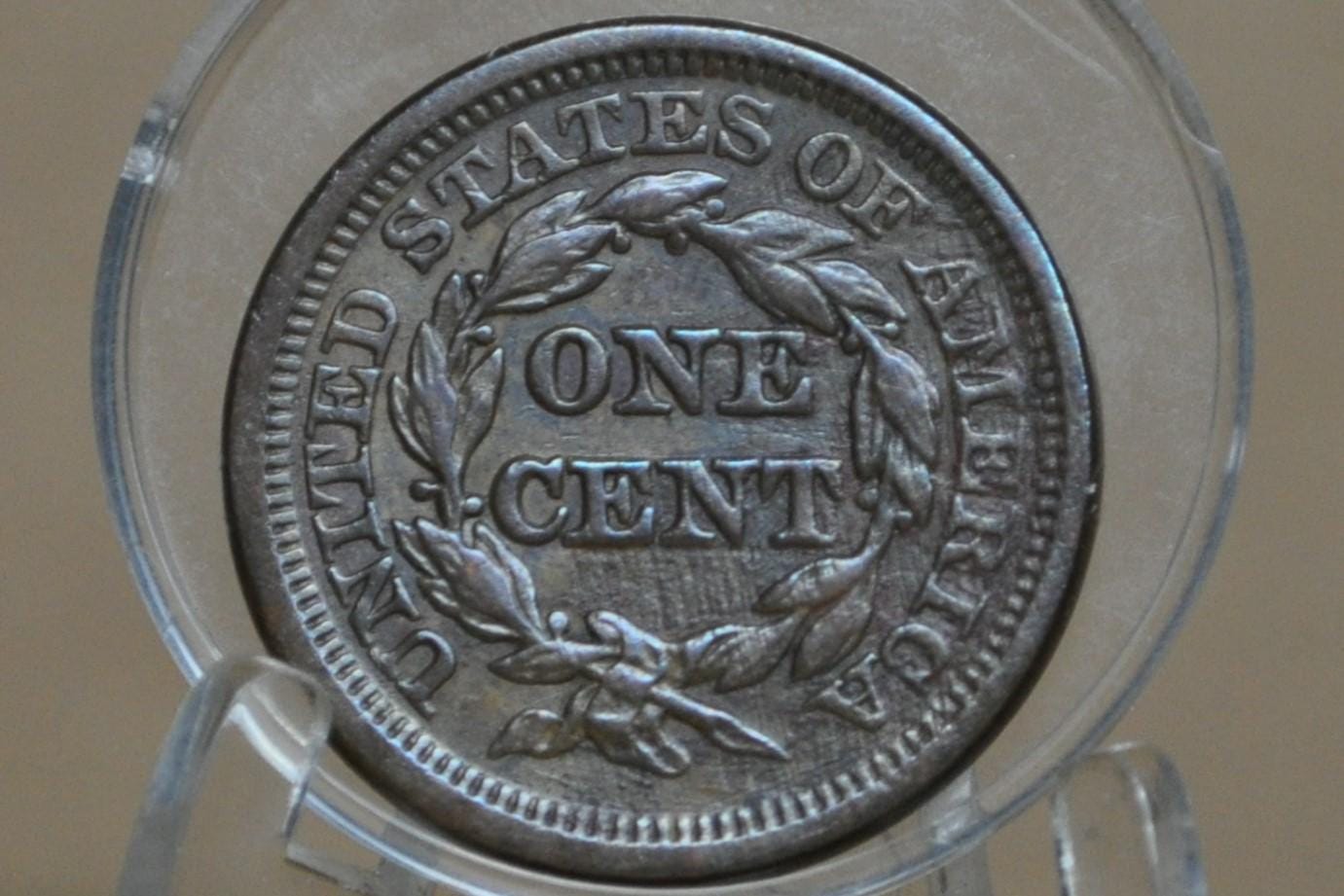 1848 Braided Hair Large Cent - Choose by Grade VG-VF - 1848