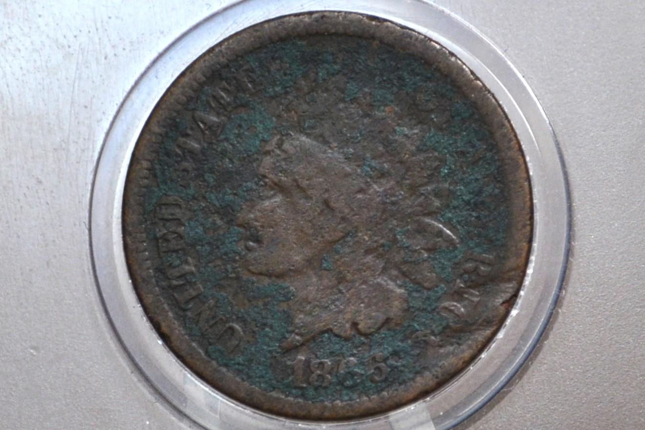 1866 Indian Head Penny - Choose by Grade / Condition - Key Date - Indian Head Cent 1866 US One Cent - Tougher Date to Find