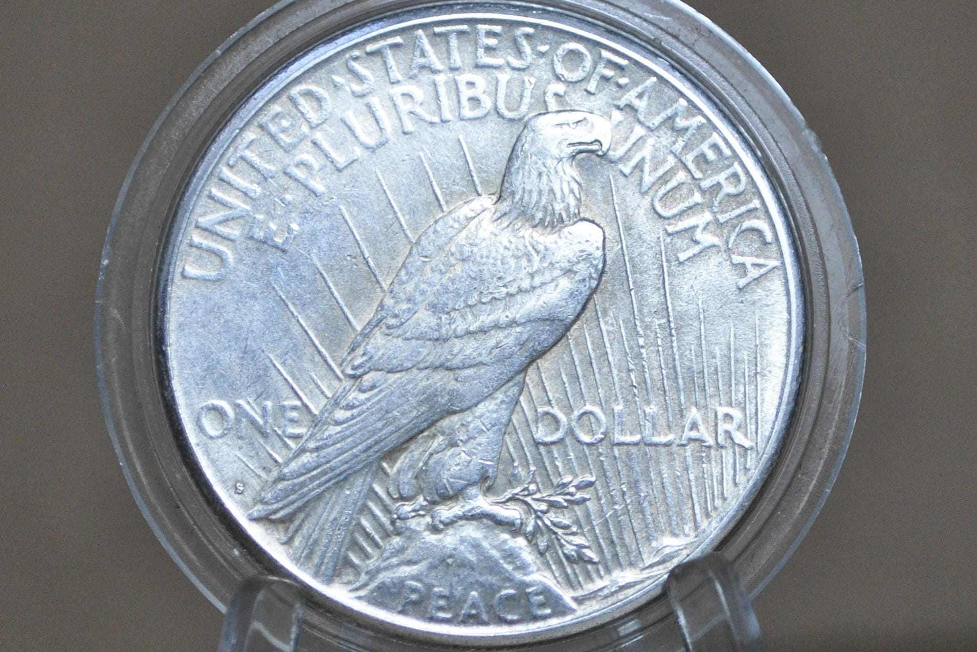 1924-S Peace Silver Dollar - Choose by Grade - 1924 S Silver Dollar - Lower Mintage - 1924S Silver Dollar Peace -San Francisco Mint