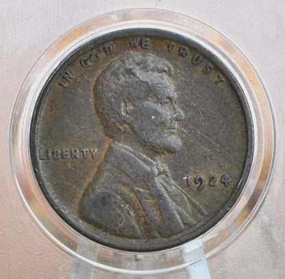 1924 Wheat Pennies, P,D,S - Choose by Mint / Grade / Condition - San Francisco Mint Denver, Philadelphia - 1924 S Wheat Ear Cent 1924D