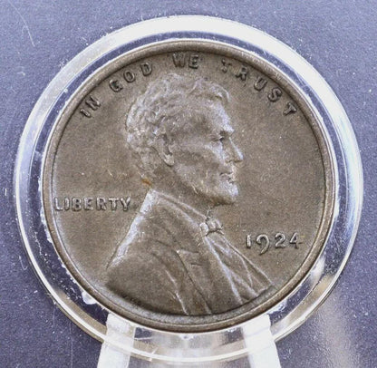 1924 Wheat Pennies, P,D,S - Choose by Mint / Grade / Condition - San Francisco Mint Denver, Philadelphia - 1924 S Wheat Ear Cent 1924D