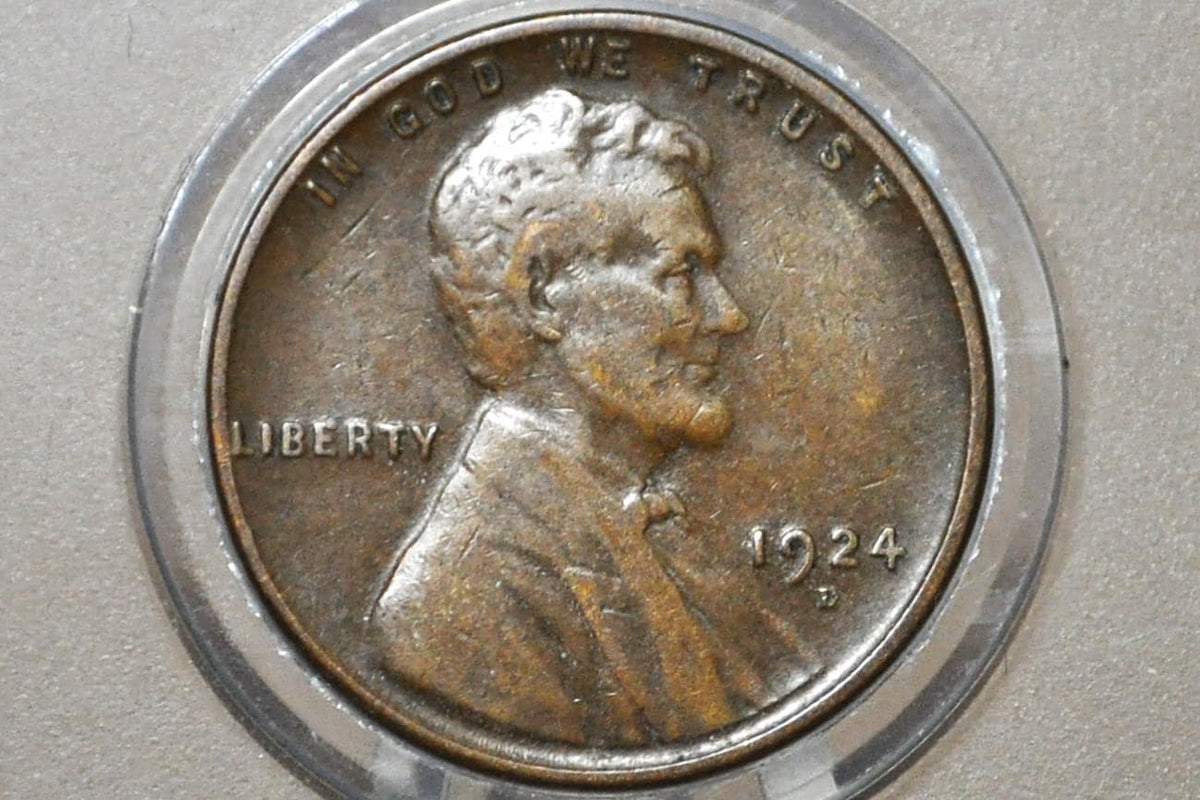 1924 Wheat Pennies, P,D,S - Choose by Mint / Grade / Condition - San Francisco Mint Denver, Philadelphia - 1924 S Wheat Ear Cent 1924D
