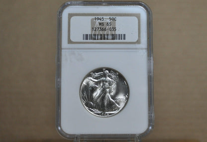 1945 Walking Liberty Silver Half Dollar - Choose By Grade / Condition - Philadelphia Mint - Wwii Era - 1945-P Half Dollar / 1945 P Wlh