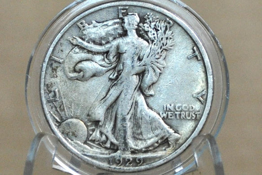 1929-S Walking Liberty Silver Half Dollar - 1929S Half Dollar / 1929 S Wlh - Better Date
