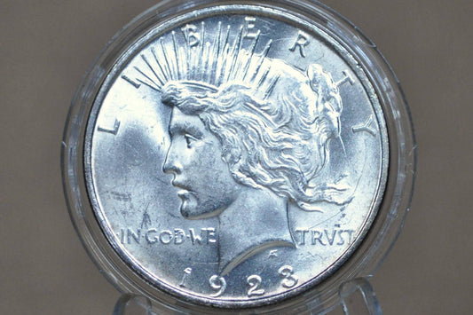 1923-D Peace Silver Dollar - Choose by Grade / Condition - Denver Mint - 1923 D Peace Silver - 1923 D Dollar Silver