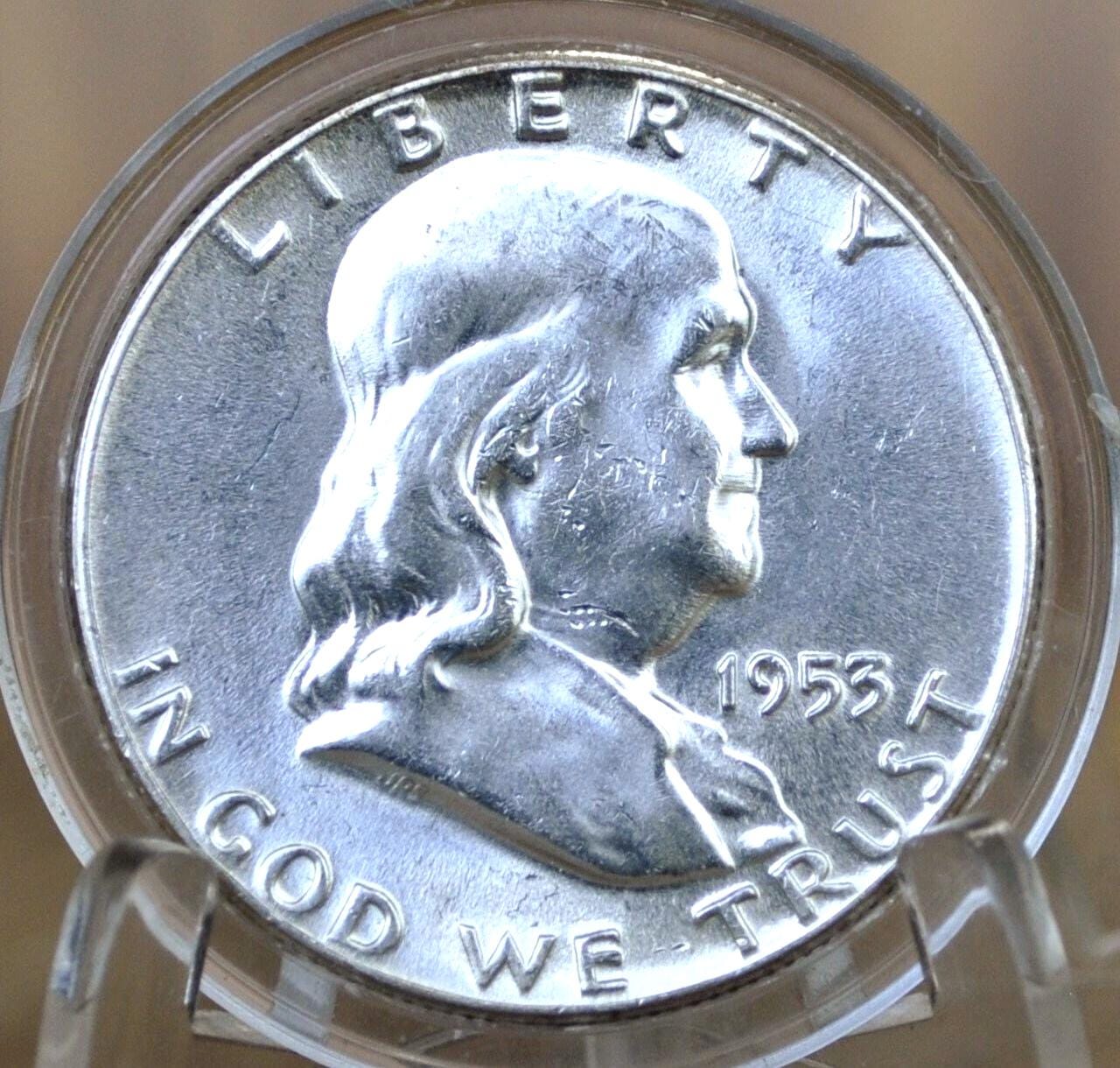 1953 Franklin Half Dollars, P,D,S - Choose by Grade & Mint! - 1953 Silver Half Dollar 1953S Franklin Half Dollar 1953 D