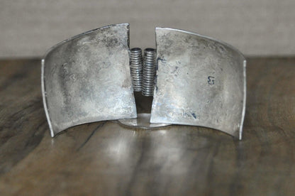 Vintage Native American Turquoise & Coral Speidel Watch Band Tips