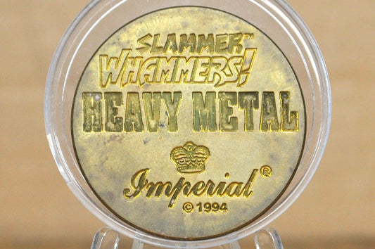1994 Heavy Metal Slammer - Whammer Imperial Challenge Coin Token Medal