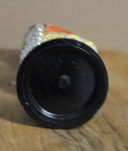 Antique Japanese Kokeshi Doll Hand Painted Faux Pearls - Japanese Kokeshi Vintage Handmade Doll