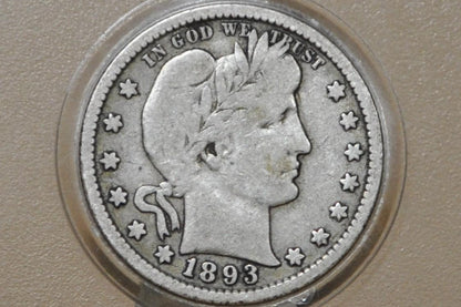 1892-1916 Barber Silver Quarters - Choose by Date & Grade - Various Mints - Barber Quarters Liberty Head Quarters
