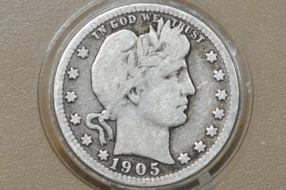 1892-1916 Barber Silver Quarters - Choose by Date & Grade - Various Mints - Barber Quarters Liberty Head Quarters