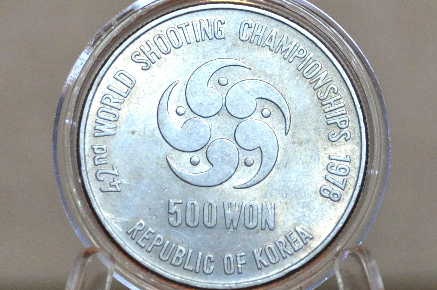 1978 South Korean 500 Won 42nd World Shooting Championship - South Korean Forty Second World Shooting Championship Token