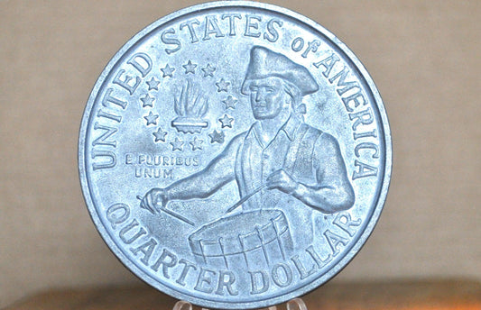 Paper Weight Large Novelty US Bicentennial Quarter - United States 200th Anniversary of American Independence Novelty Quarter