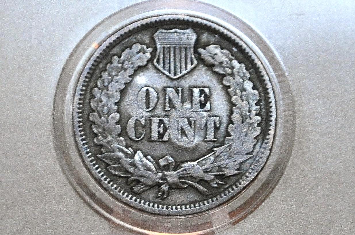 1909 Indian Head Penny Counter Stamped Coinage "F.c.b" - Counter Marked 1909 Indian Head "F.c.b"