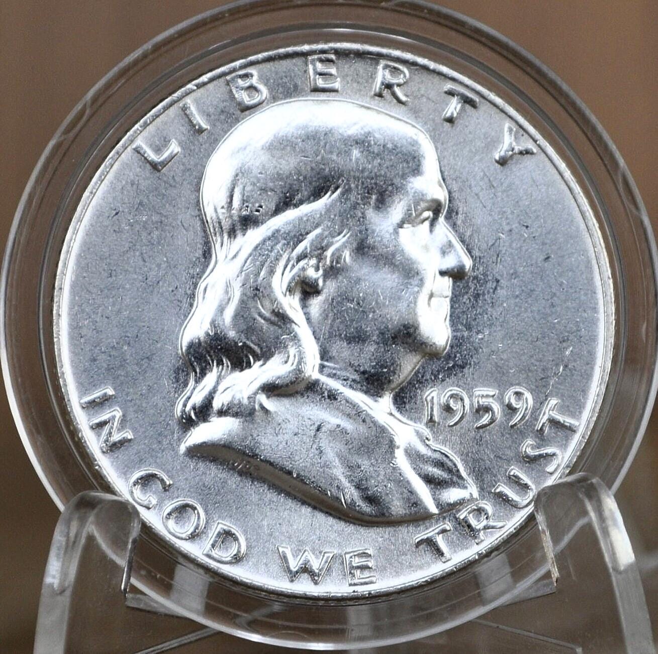 1959 Franklin Half Dollar P&D Mints - Circulated to BU, Choose by Grade and Mint - 1959 Silver Half Dollar 1959 D Franklin Half Dollar 1959P