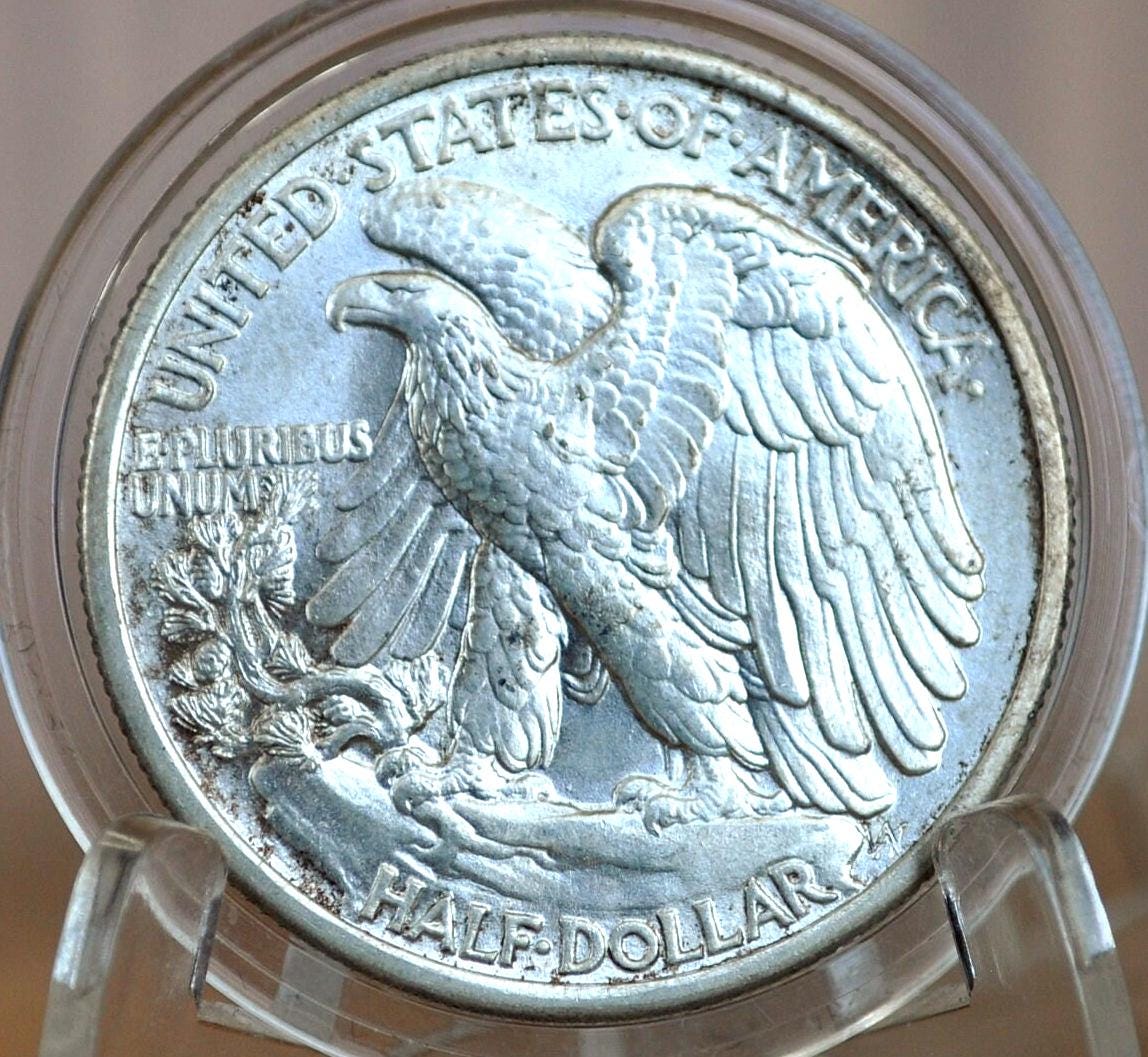 1942 Walking Liberty Silver Half Dollar - VF-BU (Very Fine to Uncirculated) Grade -Philadelphia- 1942 P Half Dollar, Great Mint Luster