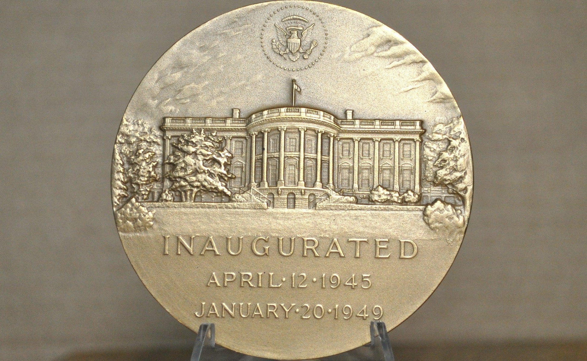 Harry S Truman Presidential Inaugural Medal - Official Harry S. Truman Presidential Inaugural Bronze Medal