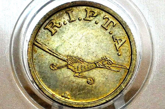 Rhode Island Public Transportation Authority Roadrunner Token - Roadrunner Transit Token Rhode Island