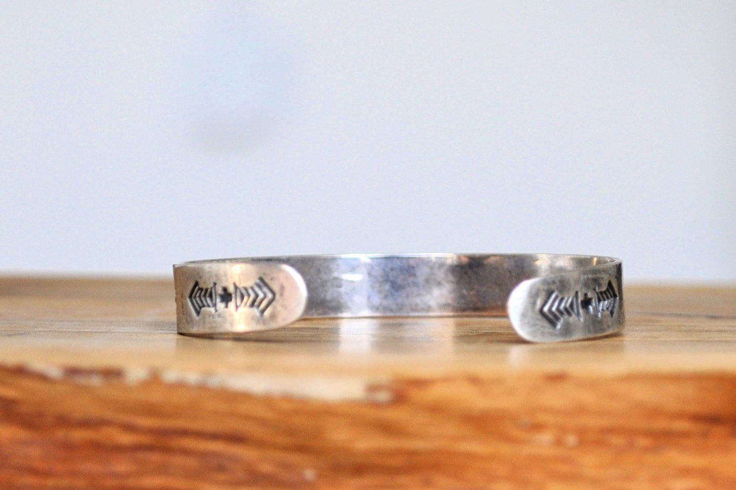 Navajo Sterling Silver Turquoise Cuff Bracelet – Handmade Native American Jewelry