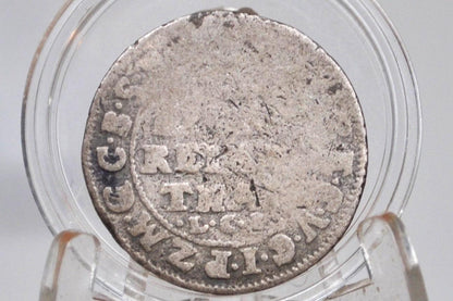 Silver 1691 State of Brandenburg 1 Thaler Coin - Great Condition - Frederick III - Kingdom of Prussia - German States Coins -