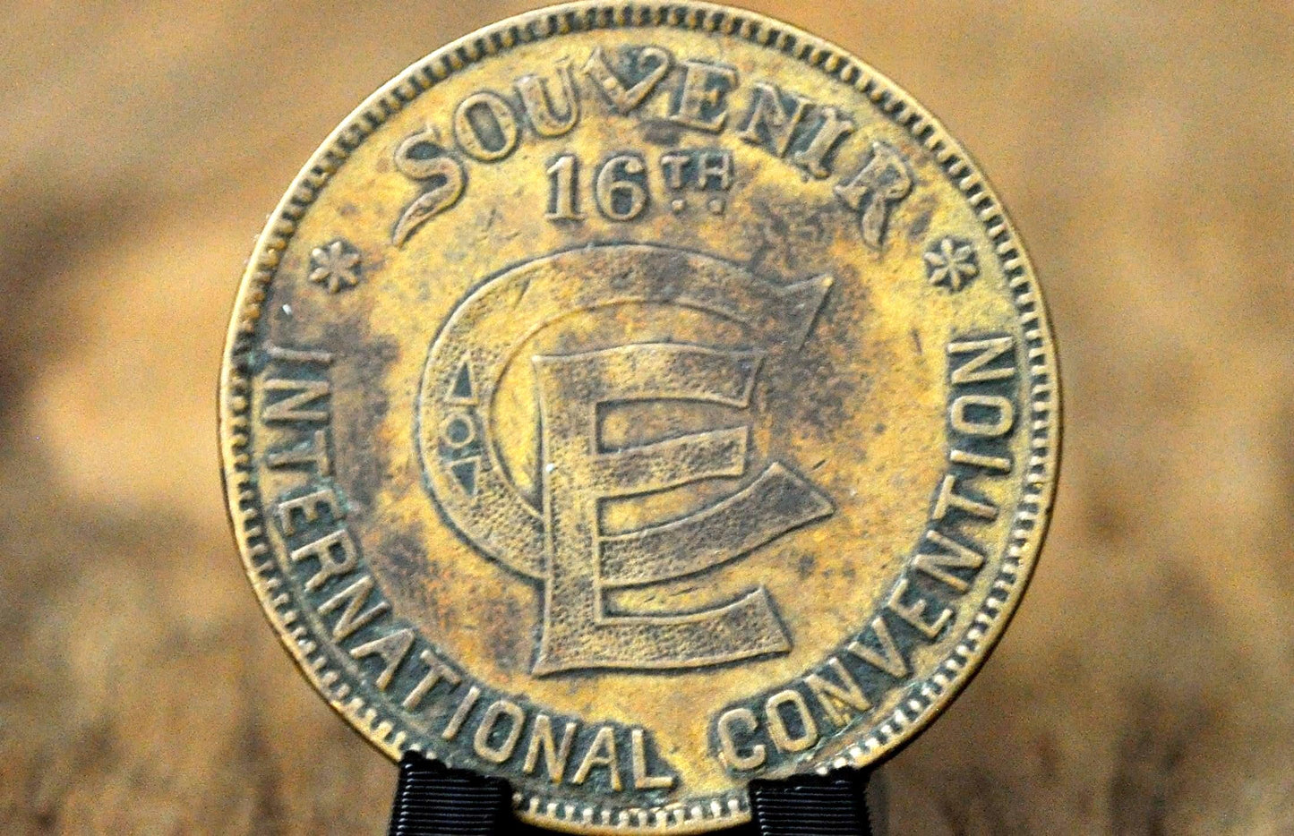1897 San Francisco Christian Endeavor International Convention Token - 16th Annual Christian Endeavor Commemorative Medallion