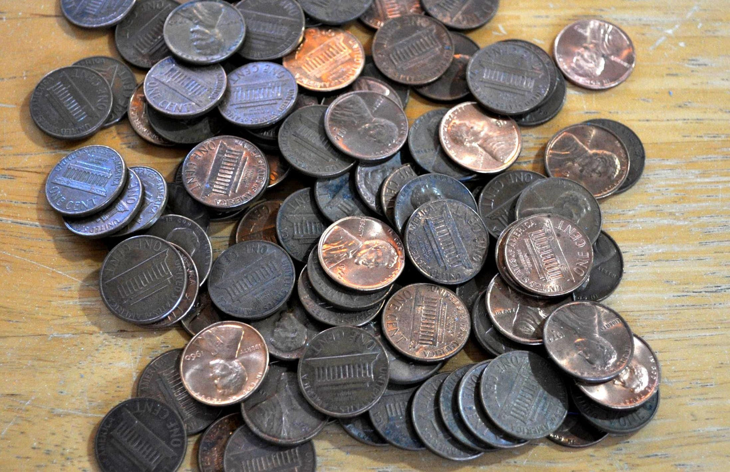 Copper Pennies by the Pound! Wheat or Memorial Large Mix of Dates - US Wheat Back Cents - Antique Coins
