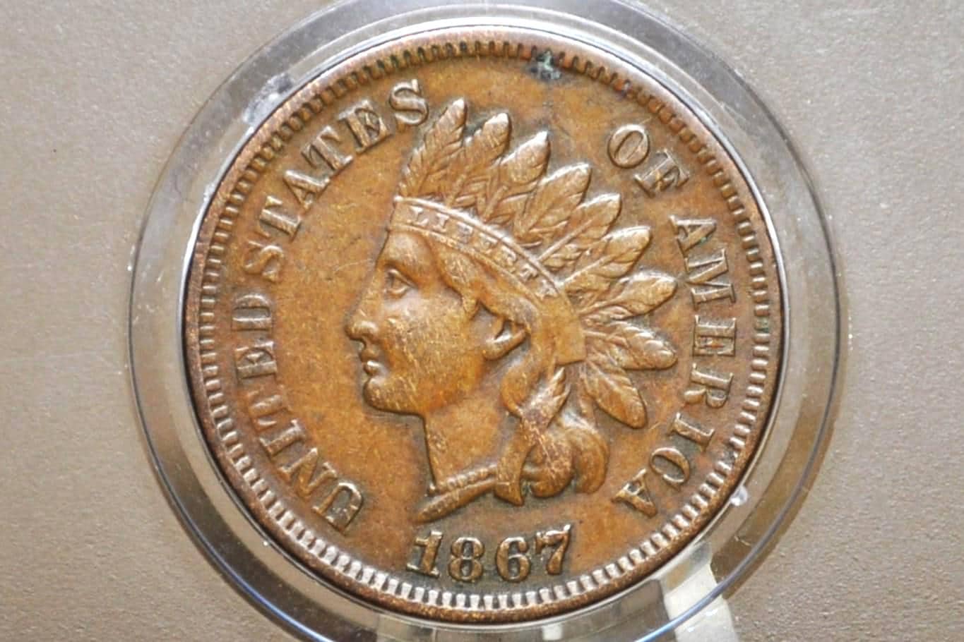 1867 Indian Head Penny - Key Date - Choose by Grade / Condition - Civil War Era Coin - 1867 Cent