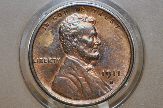 1911-S Wheat Penny - Choose By Grade - G - F (Good To Fine) - 1911 S Wheat Ear Cent - Denver Mint - Better Date & Mint 1911 S Lincoln Cent