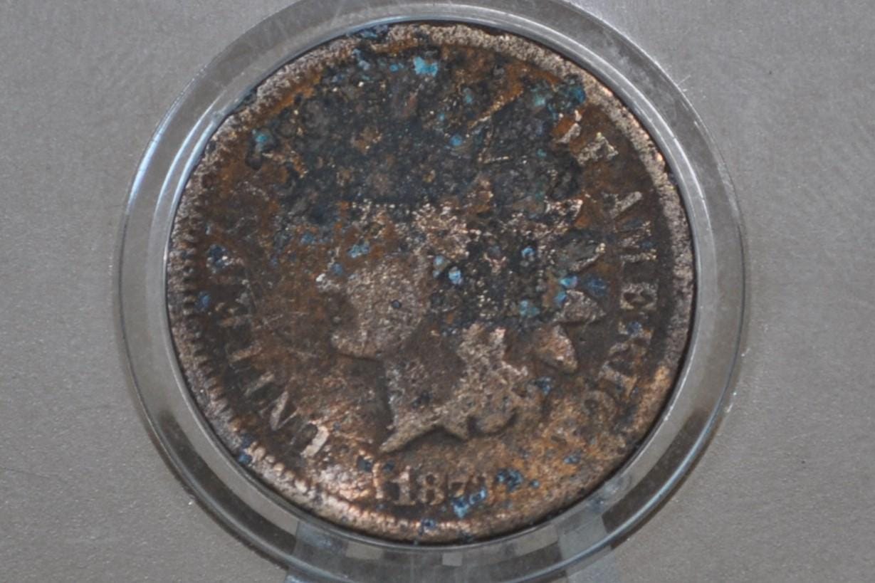 1873 Indian Head Penny - Choose by Grade / Condition - Good Date, Harder To Find - Indian Head Cent 1873 - Open 3 Variety