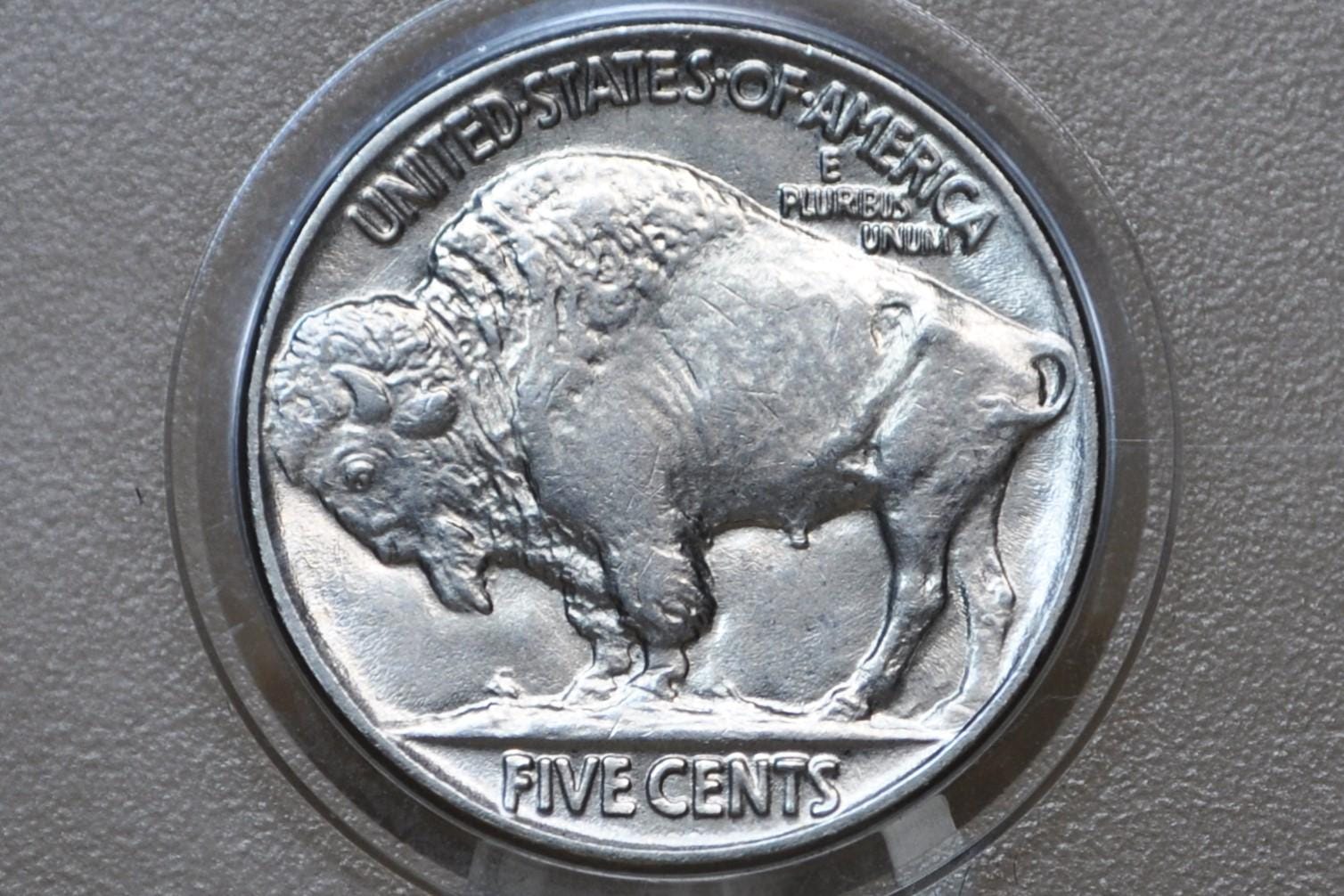 1937 Buffalo Nickel - Chose by Grade VF-BU (Very Fine to Uncirculated) Grades; - Philadelphia Mint - Indian Head Nickel 1937 P Nickel