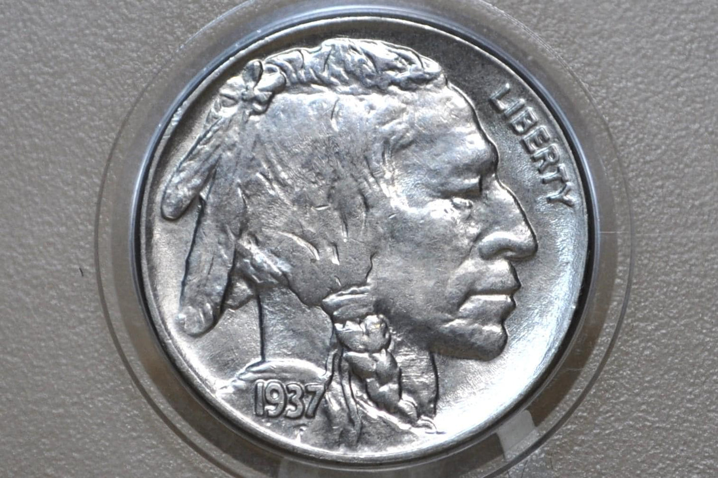 1937 Buffalo Nickel - Chose by Grade VF-BU (Very Fine to Uncirculated) Grades; - Philadelphia Mint - Indian Head Nickel 1937 P Nickel