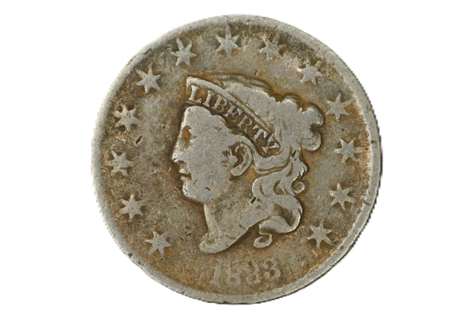 1833 Matron Head Large Cent - Choose by Coin / Grade - 1833 Liberty Head Cent - 1833 One Cent - Matron Head 1816 to 1835