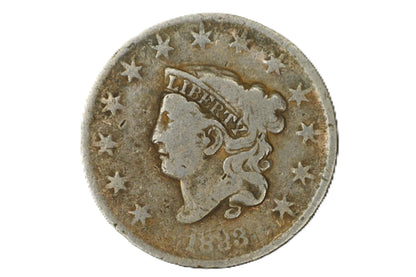 1833 Matron Head Large Cent - Choose by Coin / Grade - 1833 Liberty Head Cent - 1833 One Cent - Matron Head 1816 to 1835